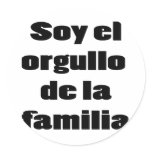 Soy El Orgullo De La Familia stickers