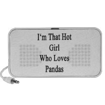 Soy ese chica caliente que ama pandas portátil altavoces