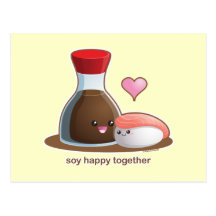 Soy Happy Post Card