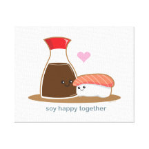 Soy Happy Together Gallery Wrapped Canvas