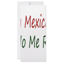Soy Mexicana Y No Me Rajo rack cards by Supernova23 Soy Mexicana Y No Me Rajo rack cards