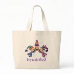 Soy to the World Holiday Tote Bags