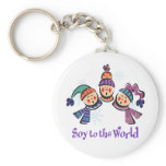 Soy to the World Holiday Keychains