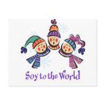 Soy to the World Holiday Postcards