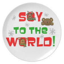 Soy to the World plate