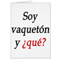 Soy Vaqueton Y Que cards