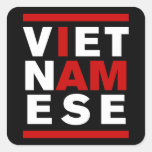 SOY VIETNAMITA PEGATINA CUADRADAS PERSONALIZADAS