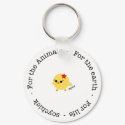 Soychick For Animals, Earth and Life Keychain keychain
