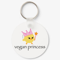 Soychick Vegan Princess Keychain keychain