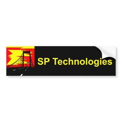 SP Technologies Bumper Stickers by lonvig