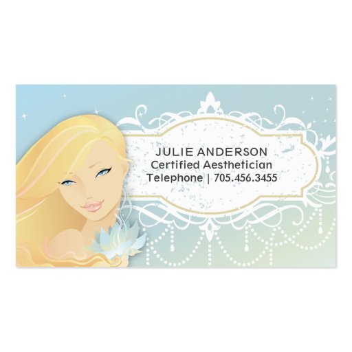 Spa and Aesthetics Business Card (back side)