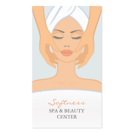 Spa and Beauty Business Card (front side)