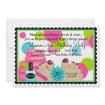 Spa Birthday  party Invitations