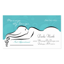 Spa Blue Darla  Business Cards