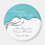 Spa Blue Darla Magnet