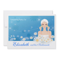 Spa Breeze Bridesmaids Party Invitation