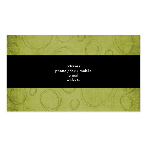 Spa Business Business Card Template (back side)