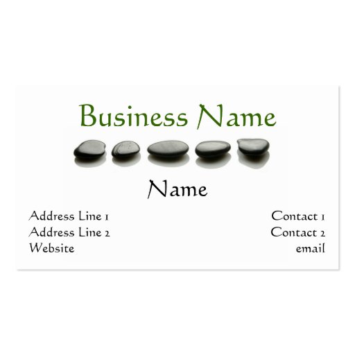 Spa Business Card