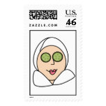 Spa Chick Stamp