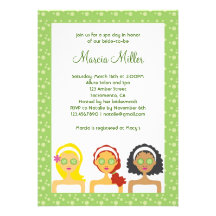 Spa Day Bridal Shower Invitation