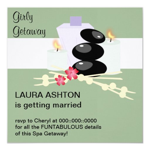 Spa Day Invitation 