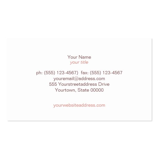 Spa Faux Gold Leaf Look Light Turquoise Blue Business Cards (back side)