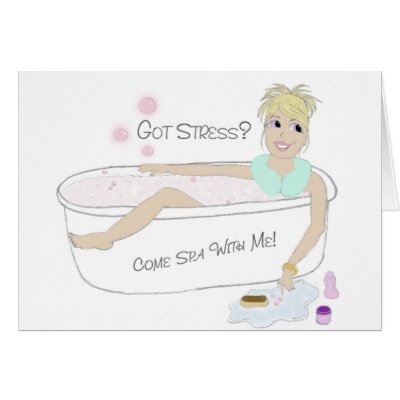 Spa Girl Card by caligirl78