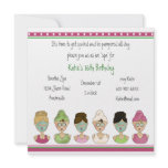 Spa Girls Invitation