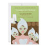 SPA Girls PARTY Birthday or Bridal Shower 5x7 Invite SPA Girls PARTY Birthday or Bridal Shower 5x7 Invite