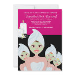 SPA Girls PARTY Birthday or Bridal Shower 5x7 Custom Invite