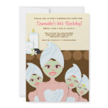 SPA Girls PARTY Birthday or Bridal Shower 5x7 Invite