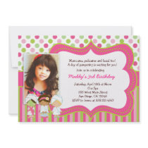 Spa Manicure Pedicure Birthday Party invitations
