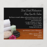 Spa/Massage/Pedicure Salon Scene Black/Color Full Color Flyer
