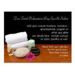 Spa/Massage/Pedicure Salon Scene Black/Color Post Cards