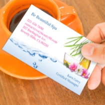 Spa / Natural Business Card business cards by all_items Spa / Natural Business Card business cards