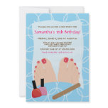 SPA PEDICURE Pedi Party Invitation 5x7