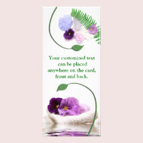 Spa Purple Rack Card rack cards