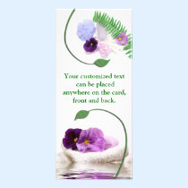 Spa Purple Rack Card rack cards