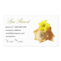 Spa Resort Business Card business cards