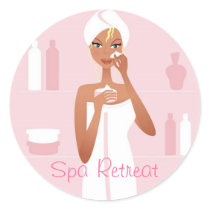 Spa Retreat Sticker