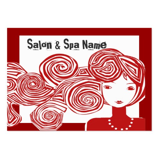 Spa Salon Fantasy Business Cards