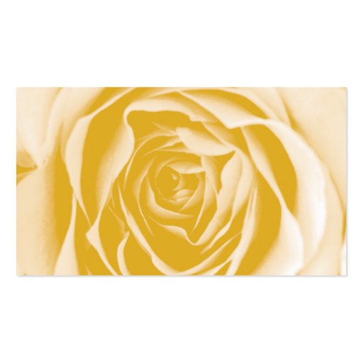 Spa - Salon Yellow Rose Business Card (back side)