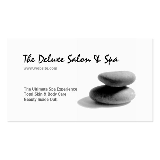 Spa Stones Business Cards