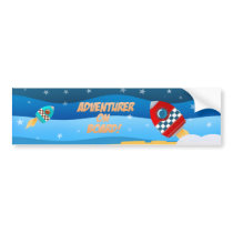 Space adventure - bumper sticker