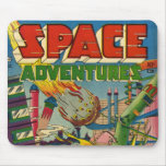 Space Adventurers Comic Book Mousepad