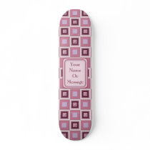 Space Age Checkerboard Skateboard