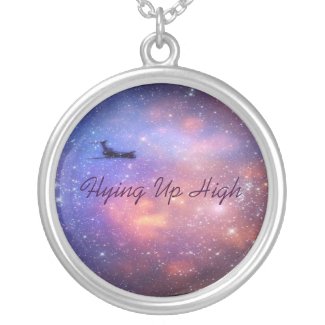 Space Airplane Necklace necklace