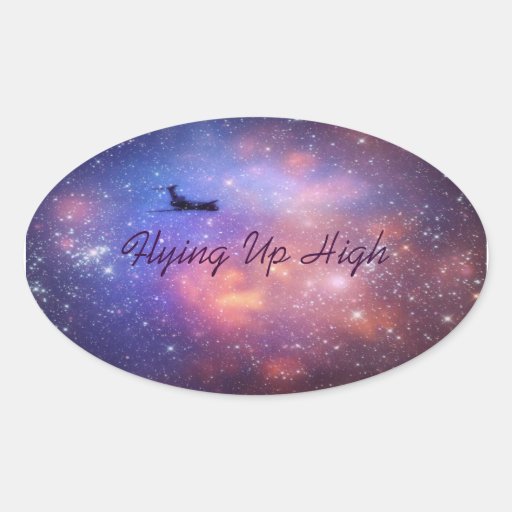 Space Airplane Stickers