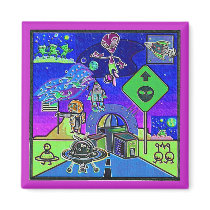 SPACE ART  Magnet