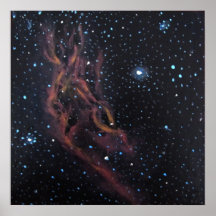 Space Art Poster - California Nebula by Alizey